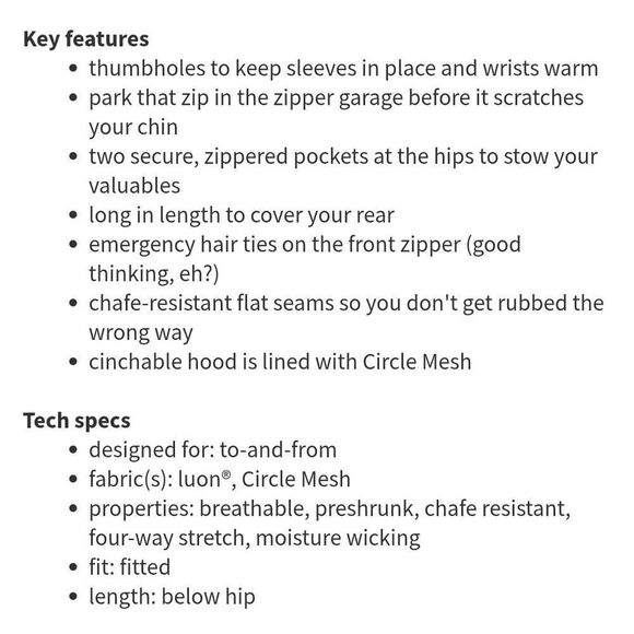 Lululemon Stride Hooded Jacket sz 6 - Picture 3 of 12